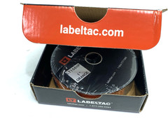 LabelTac LT106HP Pro Model High Perf. 10 Year Vinyl Label 1″ x 150′ Roll ORANGE