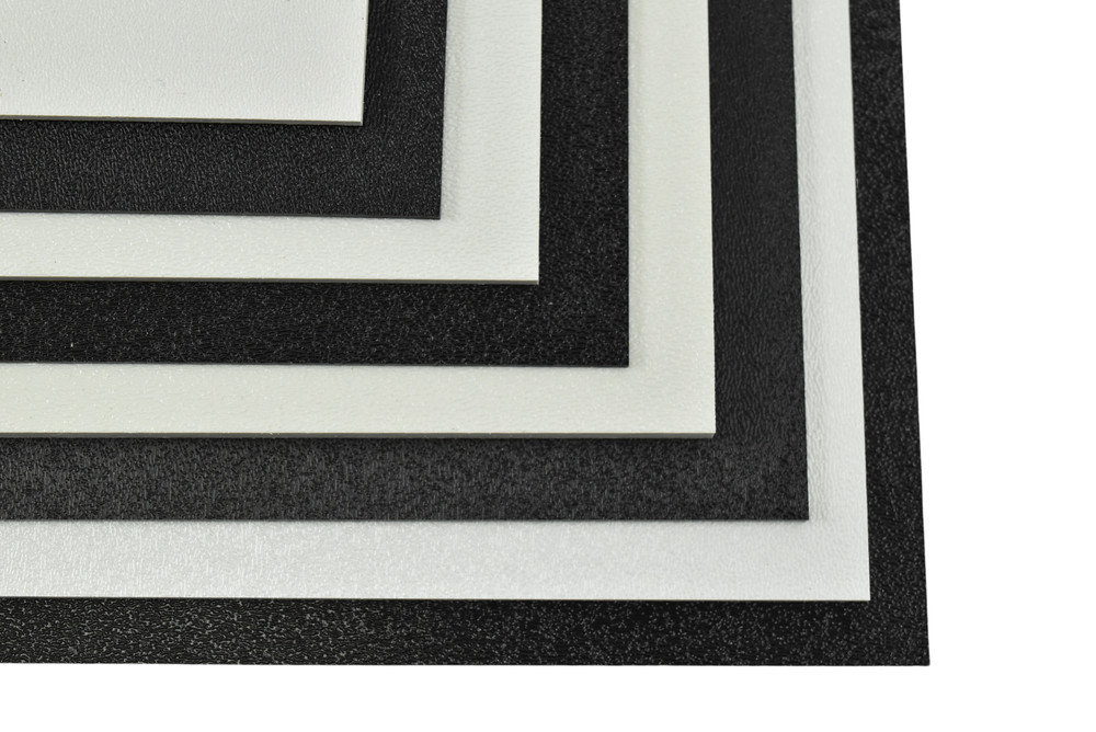 BuyPlastic Black ABS (Haircell Texture) Plastic Sheet 3/16″ x 12″ x 48″