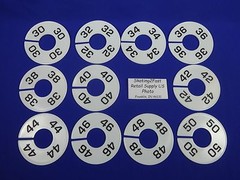Clothing Rack Round Size Divider Men’s Assortment Hanger Retail Store 30-50