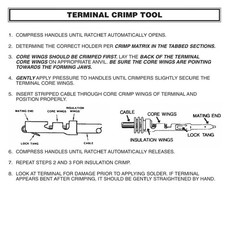 SPX J-38125-64 CRIMPING FOR TOOL DELPHI 0.64 ROUND TERMINAL GM EQUI GM 15397700