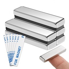 Compact Neodymium Magnetic Strips – 10 lbs Pull Force, Perfect for DIY & More