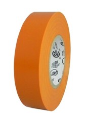 VINYL PVC ELECTRICL TAPES, FLAME RETARDANT, 3/4″ X 66′ ORANGE 1 ROLL