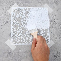 8 Pcs Wall Texture Stencil Kit for Knockdown Drywall Repair and DIY Crafts
