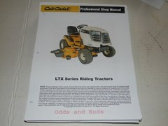 Cub Cadet Service Printed Paper Manual LTX SLTX 1040 1042 1045 1046 1050 1054