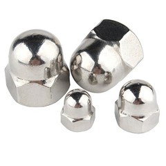 M3 M4 M5 M6 M8 M10 M12 Cap Acorn Dome Nuts Hex Nut A2 Stainless Steel DIN 1587