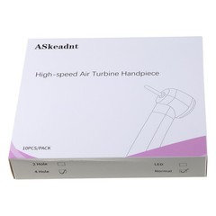 10 Packs NSK Style Dental High Speed Handpiece Push Button 4Hole Air Turbine USA