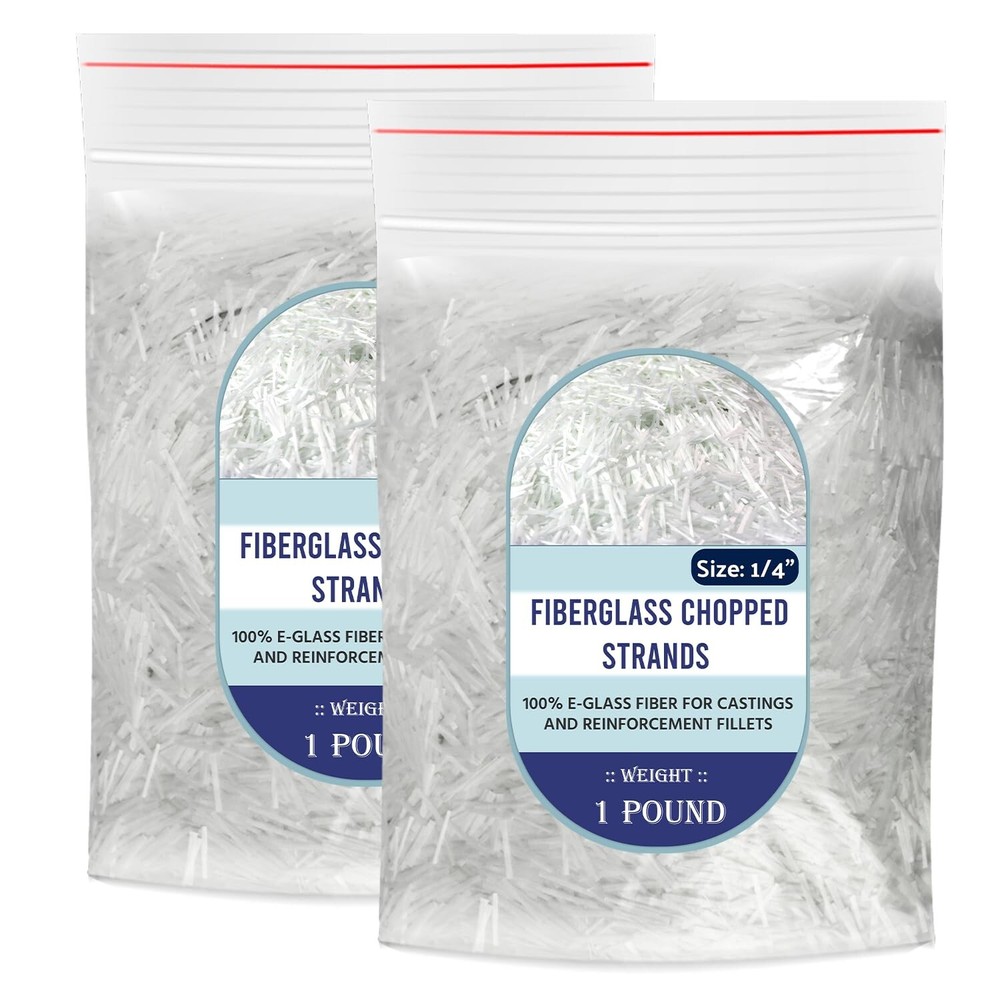 1/4″ fiberglass chopped strands 2lbs