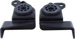 Radiator Upper Bracket Insulator Mount Bracket w/Lower Rubber Cushion Bushings S