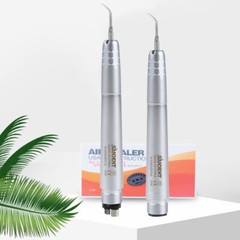 Dental Ultrasonic Air Perio Scaler Handpiece Hygienist 2/4-Holes +G1 G2 G4 Tips