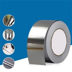Aluminum Foil Tape 2″ x 65ft | 3.9 Mil High-Temp HVAC Tape for Ductwork & Vents
