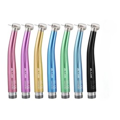 Dental High Speed Handpiece NSK Style Air Turbine 2/4 Hole Push Button Light Blu