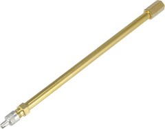 2-Pack 180mm / 7.09″ Straight Bore Brass Tire Valve Extension Adap Size: 180mm