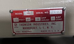 NICE!! THOMSON 2-AXIS TEMPLATE MILLING & DRILLING PRODUCTION TABLE MODEL 100