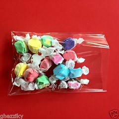 200 CLEAR POLY BAKERY CELLO CANDY BAG POLYPROPYLENE COOKIE FLAT POLY TREAT BAGS