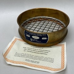 NEW Gilson 8” Brass 0.625″ USA Standard Testing Sieve 16mm / 0.625” ASTM 15875µm