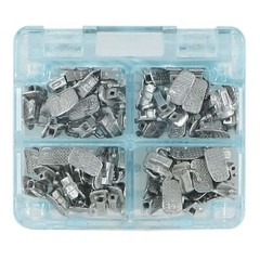 20 sets Dental Orthodontic Buccal Tube 1st 2nd Molar MBT Roth 022 Bondable Tubes