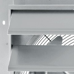 24″ Wall Mount Exhaust Fan Aluminum Shutter 3500 CFM High Airflow Low Noise NEW