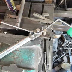 Manual Rebar Bender Metal Bending Machine Tool for Steel Round Flat Bar 180°