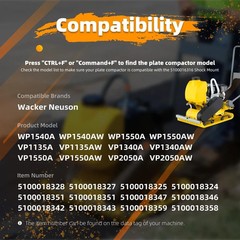 Upgraded Compactor Rubber Shock Mount 4 Pack-Compatible with Wacker Neuson Plate