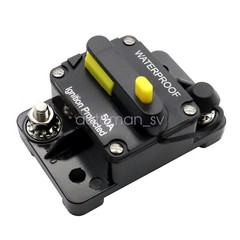 50AMP Circuit Breaker Reset Car Auto Marine Stereo Audio FuseInverter 12V DC