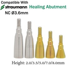 Dental NC Healing Caps Abutment Ø3.6/4.8mm Cover Screw Fits ITI Straumann BL/BLT