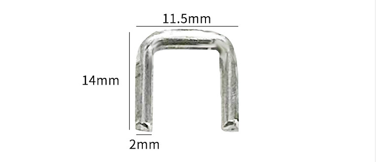 4000 pieces U type 508 Clips for Manual U-shape Sausage Clipper