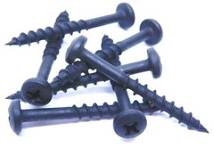 1 Pound ~;~ #8 x 1-1/2 ~;~ Black Oxide ~;~ Phillips Pan Head ~;~ Wood Screws