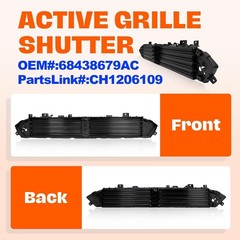 Front Active Grille Shutter Motor Compatible 2019-2024 Chrysler Pacifica