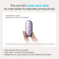 Plaud NotePin S & Note Pro AI Voice Recorder Transcribe Summarize