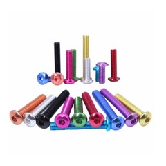 10PCS Aluminum Alloy M3 M4 M5 Colourful Anodizing Hex Socket Button Head Screws