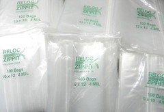 4mil Zip Seal Bags 6 Sizes Assortment 100@ 13×18 13×15 12×15 10×12 9×12 8×10