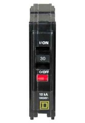 SQUARE D QO130 30 Amp 1 Pole PLUG IN CIRCUIT BREAKER