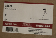 Sioux Chief 881-58 – 8″ TeePee Mechanical Test Plug