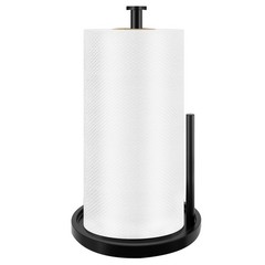 Paper Towel Holder Countertop, Standing Paper Roll Holder with Anti Slip Weighte