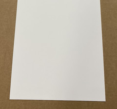 .050″ White Painted Aluminum Sheet Plate (1.25mm) – VARIOUS SIZES