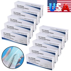 3.5″ x 10″ Self-ing Sterilization Pouches for Autoclave (Choose Quantity) SL