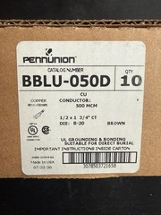CONDUCTOR RAGE BBLU-050D Lugs 10 pcs in Box