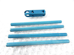 TITANIUM ALLOY INSTRUMENTS HANDLES SET OF 5