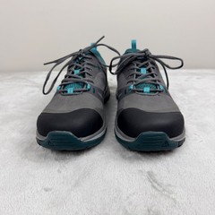 KEEN Utility Work Shoes Women’s 8W Grey Teal Safety Toe EH Low Sneakers