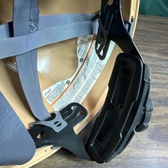 MSA Tan V Gard Construction Safety HARD HAT 4 PT Ratchet Suspension Medium