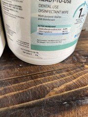 2-Pack SciCan OPTIM OS1 Disinfectant Wipes 160ct One-Step Cleaner Professional