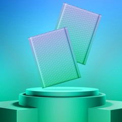 500 #0 Extra Wide 6×10 Fairland Green Poly Bubble Envelopes Shipping Mailers