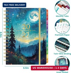 2027 Planner – 2027 Planner Weekly and Monthly, JAN 2027 – DEC 2027, 6.5″ x 8.5″