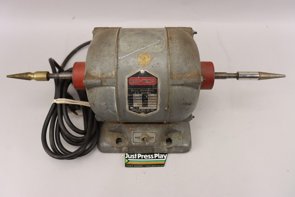 Red Wing 26A 1/4 HP Dental Jewelry Lathe Polisher Ball Bearing Tested & Working