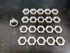 20 CAMClamps#AL1611-1 Soft non-marring 1″ HEX ONLY Compat W/MITEE-BITE 1/2-13USA