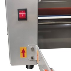 13″ 330mm 110V Laminator with 2 Knives Steel Roller Hot Cold Laminating Machine