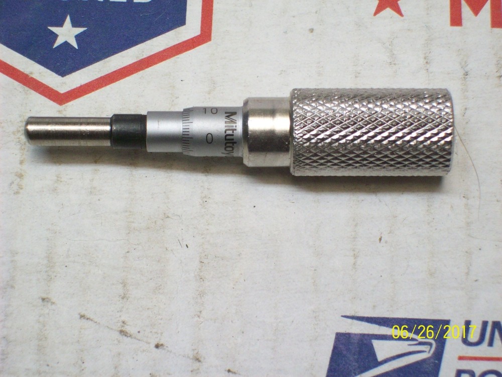 MITUTOYO MICROMETER HEAD 0-5mm RANGE , 40