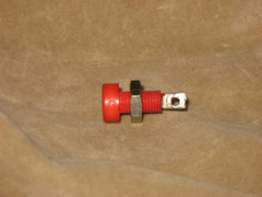 Banana Jack, red, HH Smith, Panel Mount
