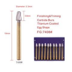 Dental Surgical Tungsten Carbide FG Burs 25mm/28mm FGXL fit High Speed Handpiece