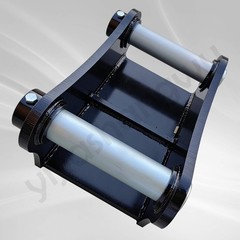 For CAT 307,308,309Mini Excavator bucket ears Weld base plate and 50 mm pins